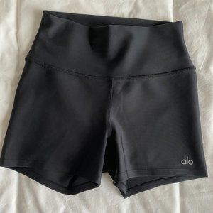 Alo Yoga Vapor High-Waist Fierce Shorts Size Small
